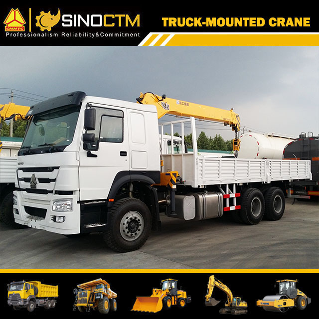 XCMG Telescoping Boom Crane SQ6.3SK2Q Truck Mounted Crane 6 ton for sale