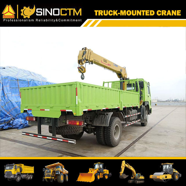 XCMG Telescoping Boom Crane SQ6.3SK3Q Truck Mounted Crane 6 ton for sale