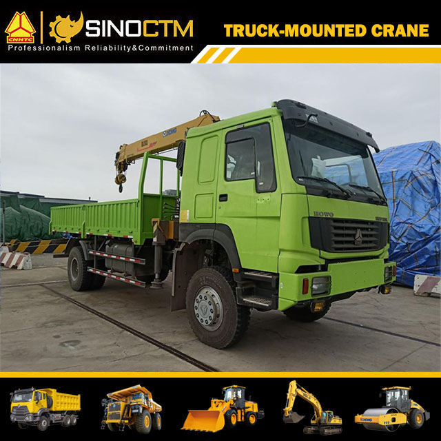 XCMG Telescoping Boom Crane SQ6.3SK3Q Truck Mounted Crane 6 ton for sale