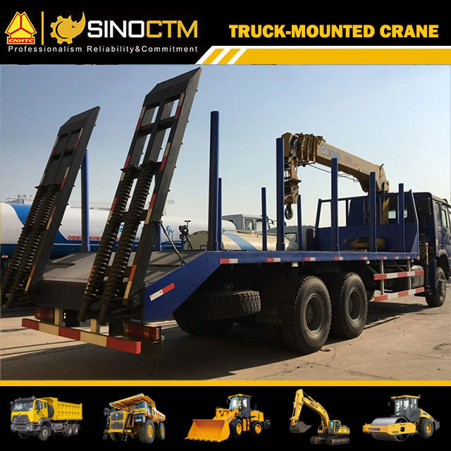 XCMG SQ8SK3Q crane truck mounted 8ton telescoping boom crane