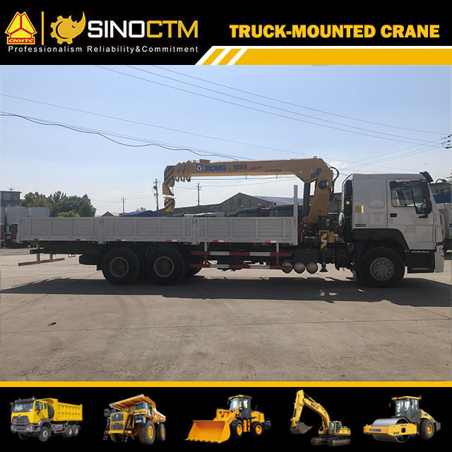 XCMG SQ8SK3Q crane truck mounted 8ton telescoping boom crane