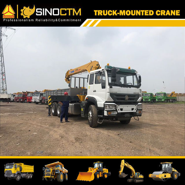 XCMG SQ10SK3Q 10 ton construction telescopic boom truck mounted crane