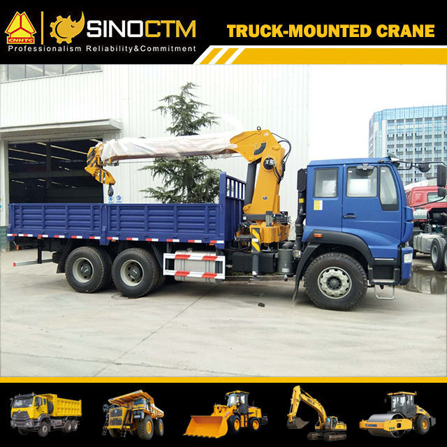 XCMG SQ10SK3Q 10 ton construction telescopic boom truck mounted crane