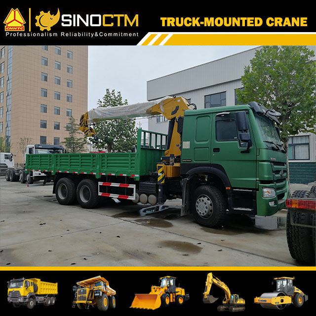 XCMG 12 ton New Telescopic Boom Truck Mounted Crane SQ12SK3Q for sale