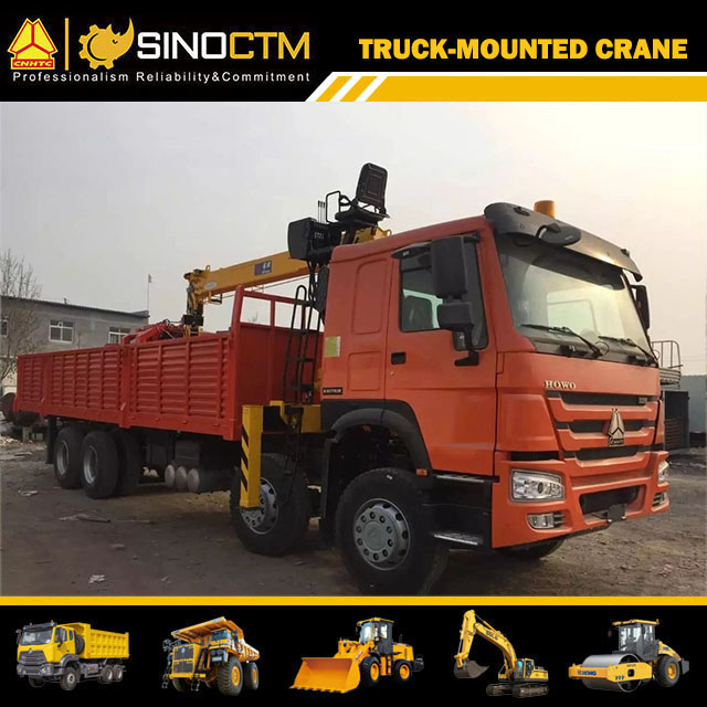 XCMG Official Sq14sk4q Crane Truck 14 Ton Telescopic Boom Truck Mounted Crane Price