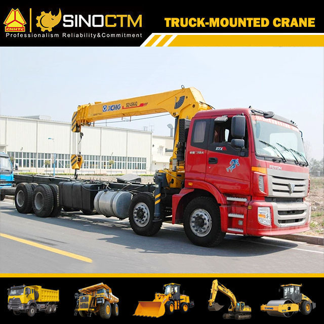 XCMG Official Sq14sk4q Crane Truck 14 Ton Telescopic Boom Truck Mounted Crane Price