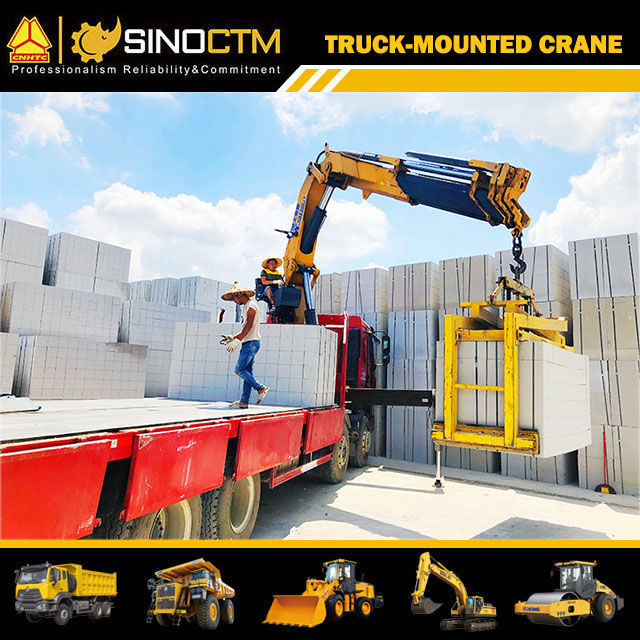 XCMG 2 ton knuckle boom truck mounted crane SQ2ZK1 for sale