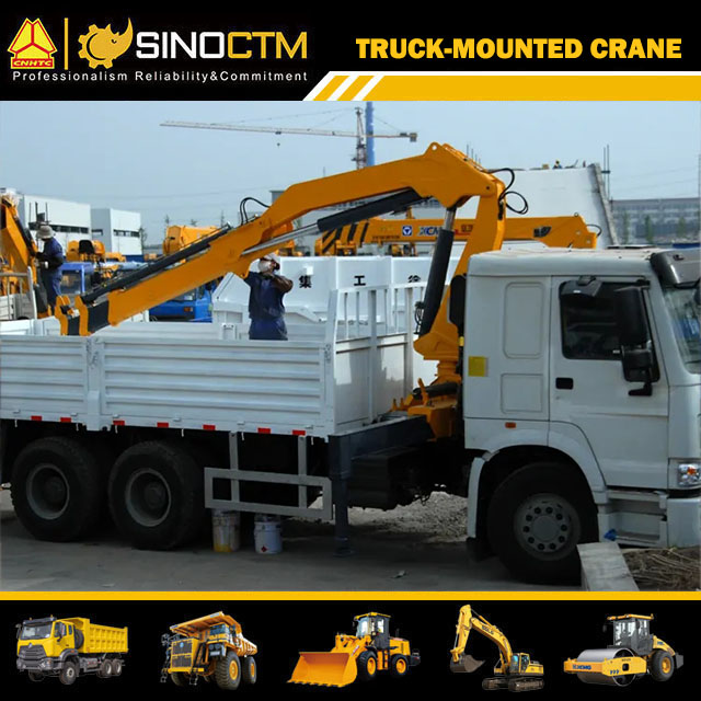 XCMG official manufacturer SQ3.2ZK2 mini telescopic boom truck mounted crane