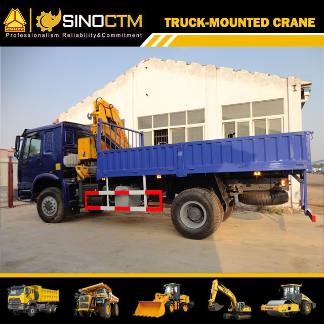 XCMG official manufacturer SQ3.2ZK2 mini telescopic boom truck mounted crane