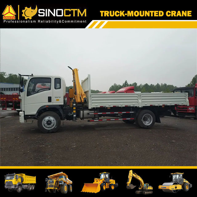 XCMG official manufacturer SQ4ZK2 mini telescopic boom truck mounted crane