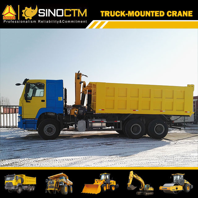 XCMG official SQ16ZK4Q truck mounted crane 16 ton knuckle boom truck mounted crane for sale