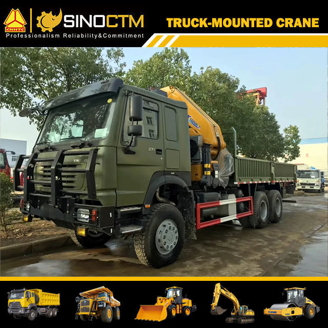 XCMG official SQ16ZK4Q truck mounted crane 16 ton knuckle boom truck mounted crane for sale