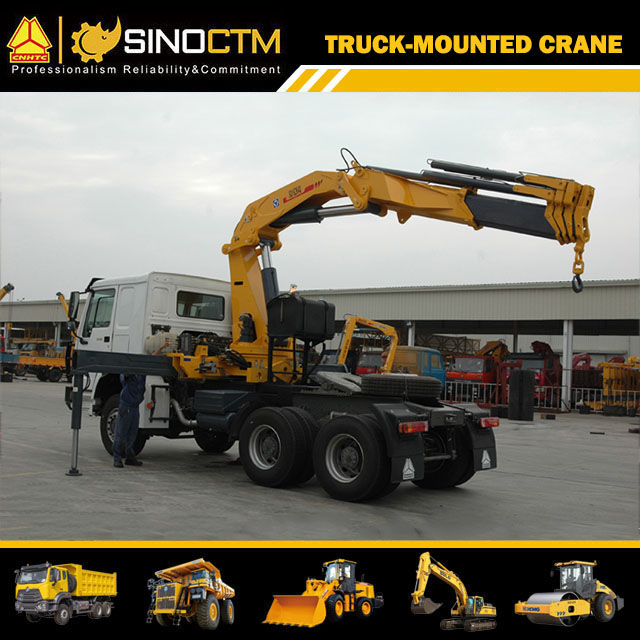 XCMG official SQ16ZK4Q truck mounted crane 16 ton knuckle boom truck mounted crane for sale