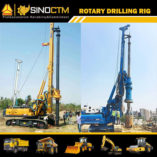 City building construction pile foundation machinery xcmg rotary drilling rig XR180D
