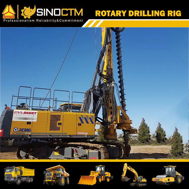 City building construction pile foundation machinery xcmg rotary drilling rig XR180D