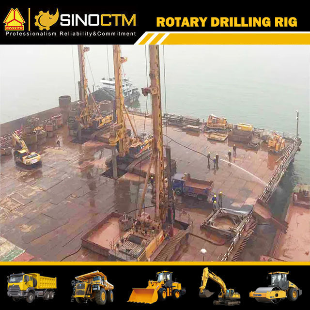 XCMG Construction Machinery XR320D Drill Machine 90m Depth Rotary Drilling Rig with Hammer
