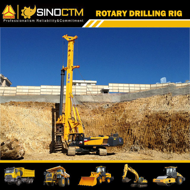 XCMG XR460D Pile Driver Machinery 120m Depth Rotary Drilling Rig Machine