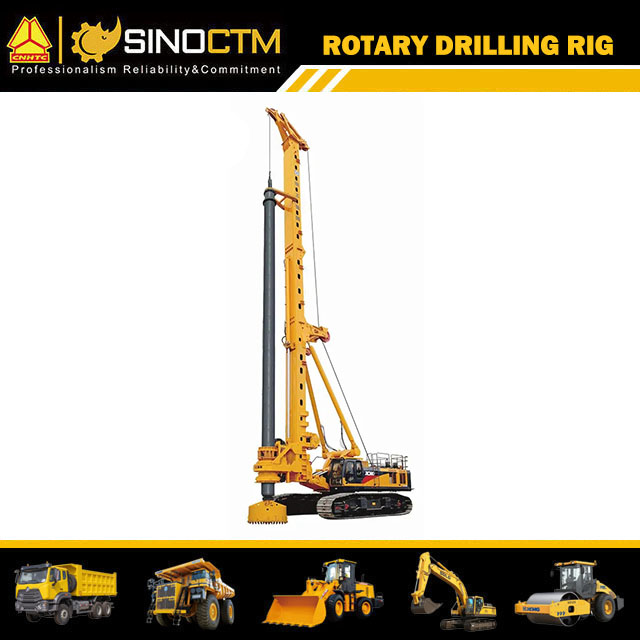 XCMG XR460D Pile Driver Machinery 120m Depth Rotary Drilling Rig Machine