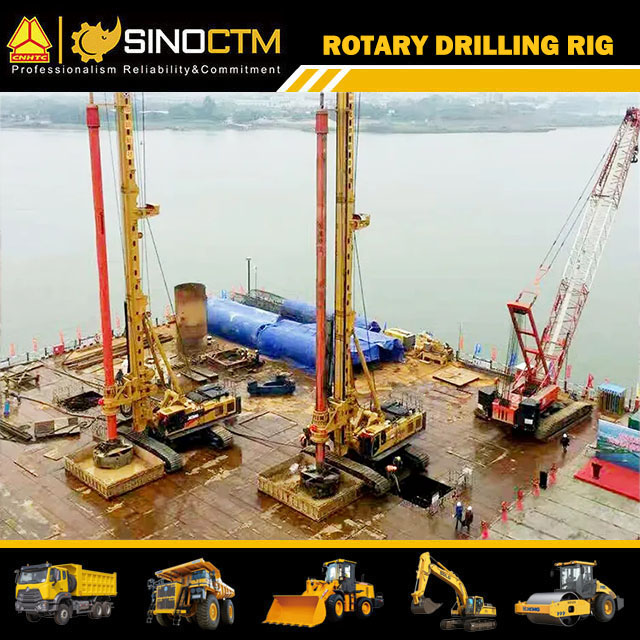 XCMG Drilling Machine XR550D Rotary Drilling Rig 132m Depth Piling Rig Price