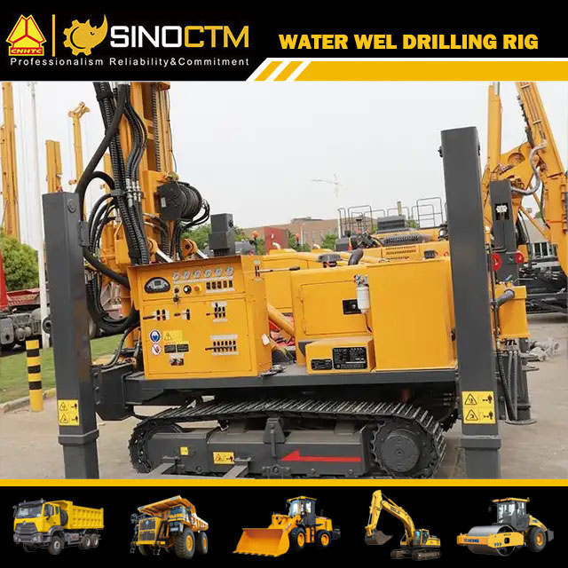 XCMG official 9ton water well drilling rig machine XSL3/160