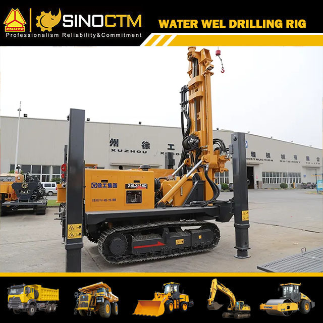 XCMG official 9ton water well drilling rig machine XSL3/160