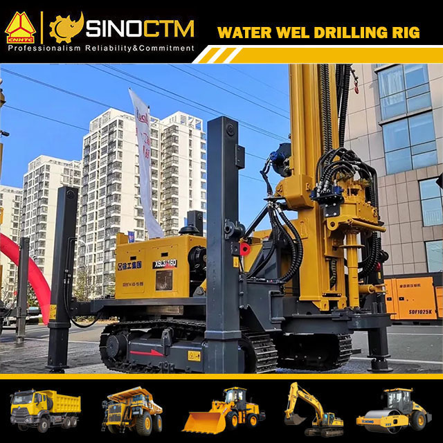 XCMG XSL7/350 Crawler Water Well Drilling Rig Machine 700m Deep Hydraulic Water Well Drilling Rig price