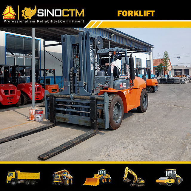 New Diesel Forklift 10 Ton Forklift Price with Isuzu/Xinchai/ Yanmar Engine