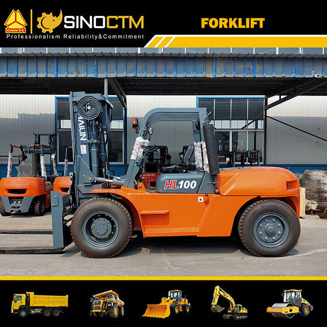 New Diesel Forklift 10 Ton Forklift Price with Isuzu/Xinchai/ Yanmar Engine