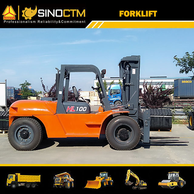 New Diesel Forklift 10 Ton Forklift Price with Isuzu/Xinchai/ Yanmar Engine