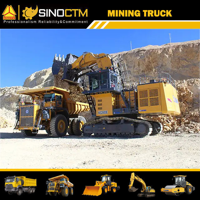 XCMG XDE130 Electric Drive Dump Truck