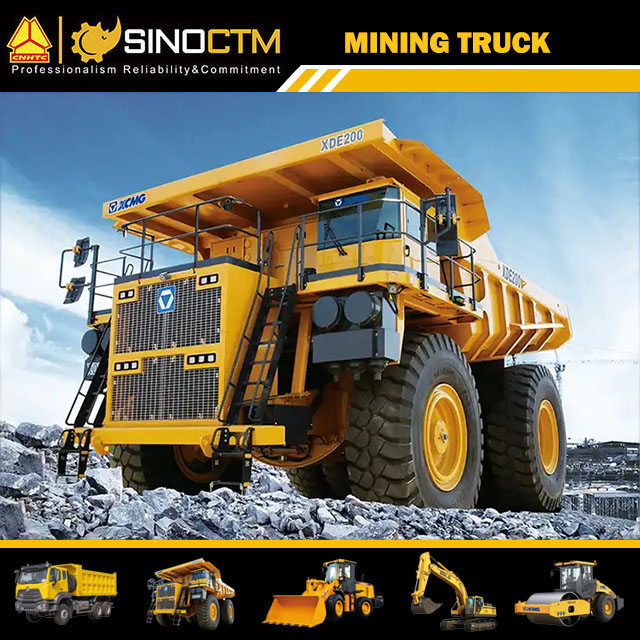 XCMG XDE200 electric drive dump truck 200T Price