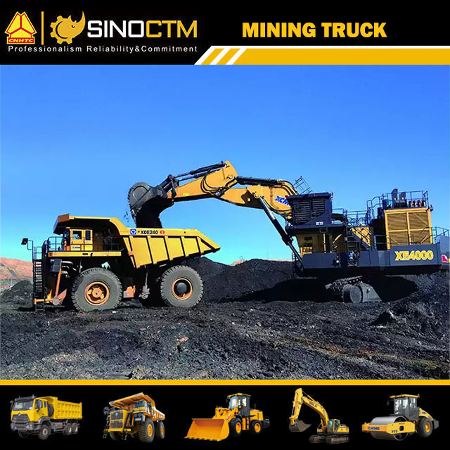 XCMG Official XDE240 240 ton electric coal mining mine dump truck price for sale