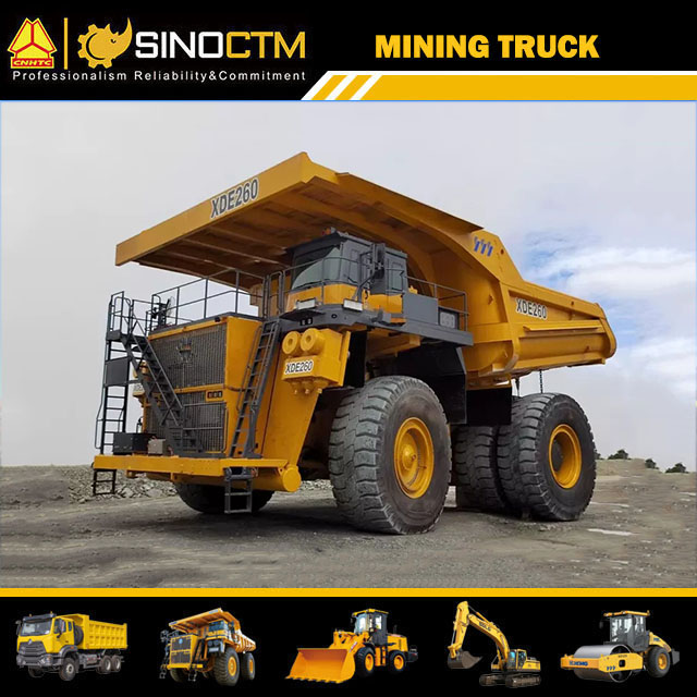 XCMG Official XDE240 240 ton electric coal mining mine dump truck price for sale