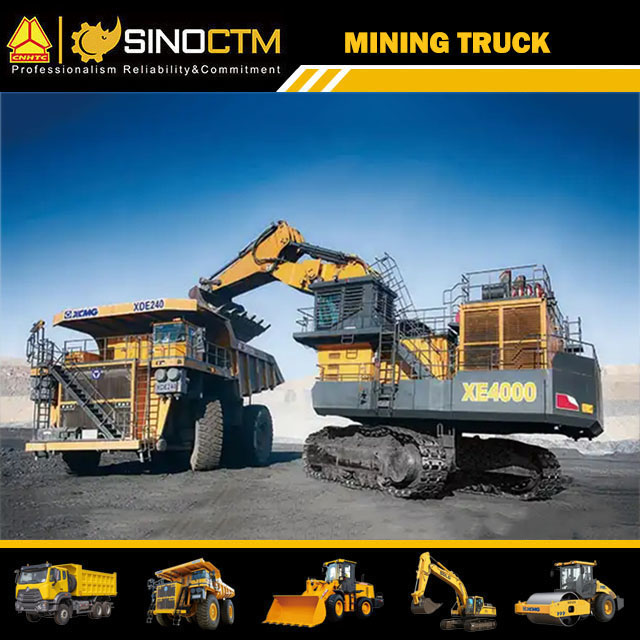 XCMG Official XDE240 240 ton electric coal mining mine dump truck price for sale
