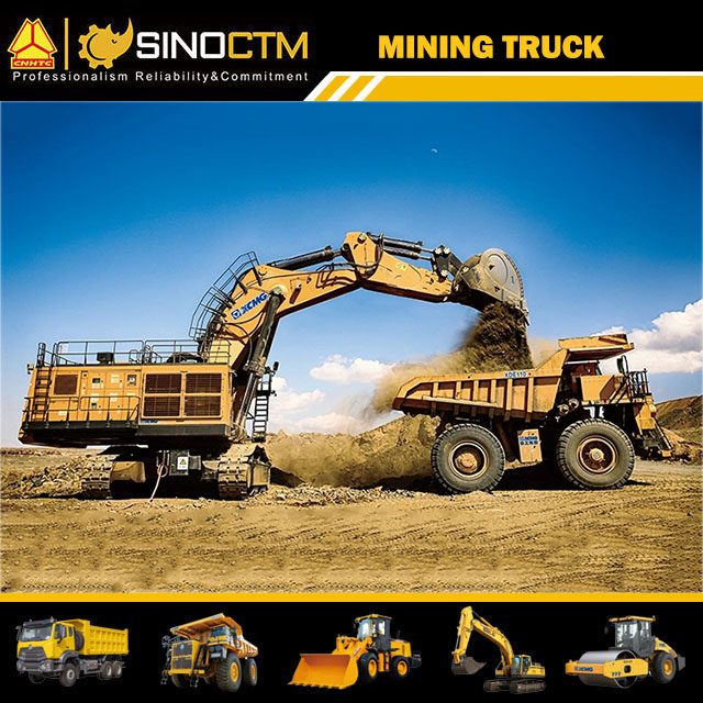 XCMG Official Mechanical Driver Dump Truck XDM100 for sale