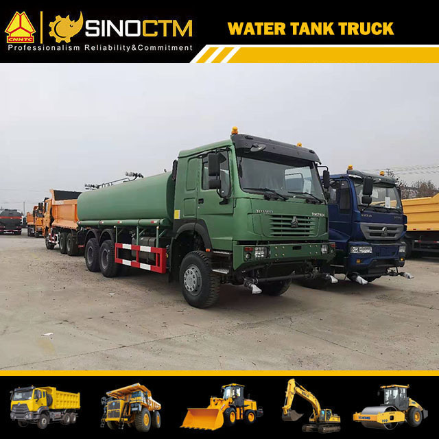SINOTRUK HOWO 6X6 Water Tank Truck 15cbm
