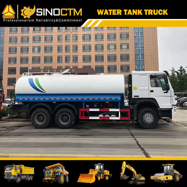 SINOTRUK HOWO 400hp Water Tank Truck 20cbm