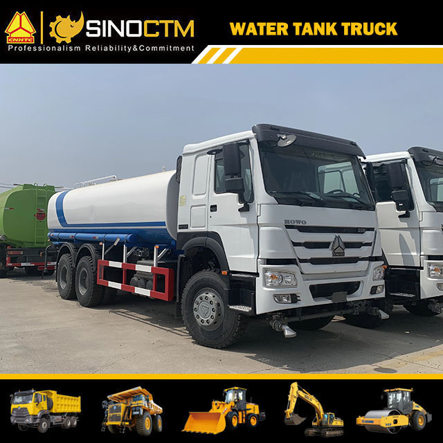 SINOTRUK HOWO 400hp Water Tank Truck 20cbm