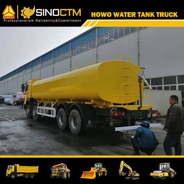 SINOTRUK HOWO 400hp Water Tank Truck 35cbm
