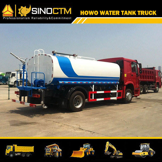 SINOTRUK HOWO 4X2 Water Tank Truck 14cbm