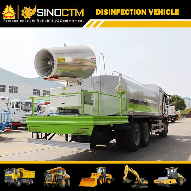 SINOTRUK HOWO NX 6X4 Disinfection Vehicle Truck 15cbm