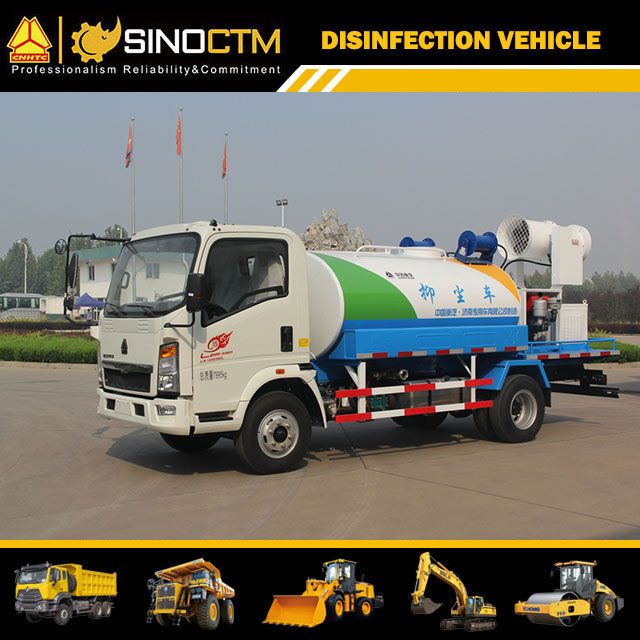 SINOTRUK HOWO DISINFECTION VEHICLE LIGHT TRUCK 5cbm sale