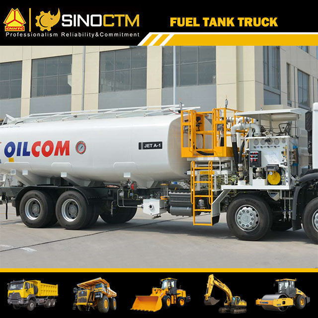 Jet Fuel Fuel Tank Truck For Airport With Step 45cbm 45000L for sale