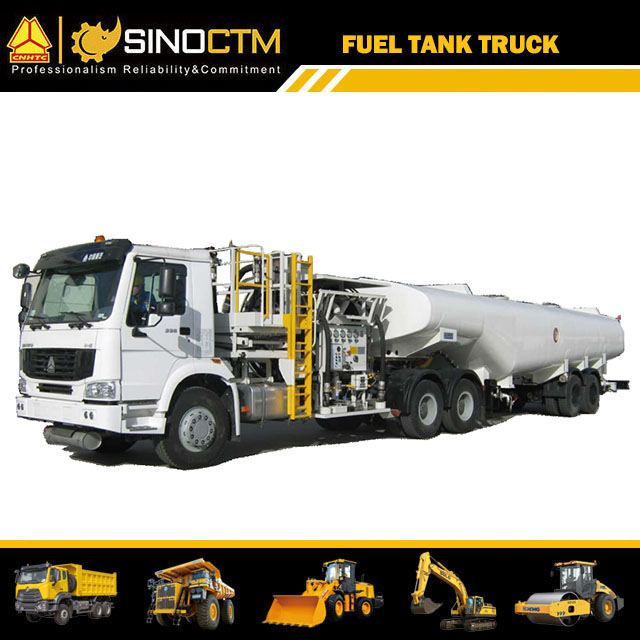 Jet Fuel Fuel Tank Truck For Airport With Step 45cbm 45000L for sale