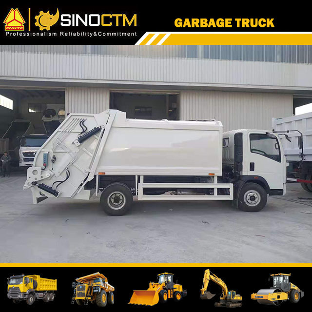 Sinotruk HOWO 4X2 6cbm 8 Cbm 10cbm Garbage Truck price
