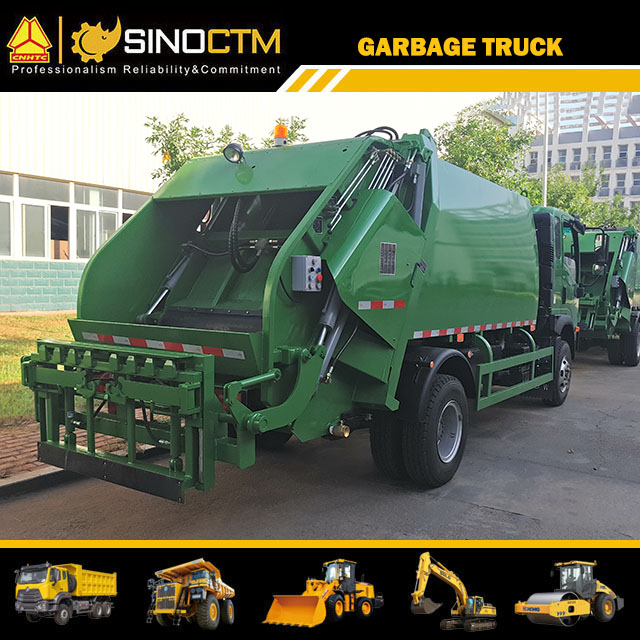 Sinotruk HOWO 4X2 6cbm 8 Cbm 10cbm Garbage Truck price
