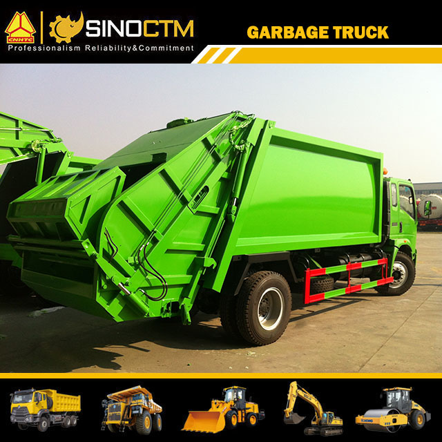 Sinotruk HOWO 4cbm - 16cbm Refuse Truck, Compressed Garbage Truck Compactor Garbage Truck