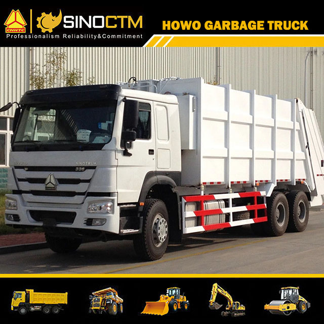 Sinotruk HOWO 24cbm Refuse Truck, Compressed Garbage Truck