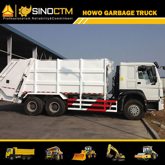 Sinotruk HOWO 24cbm Refuse Truck, Compressed Garbage Truck