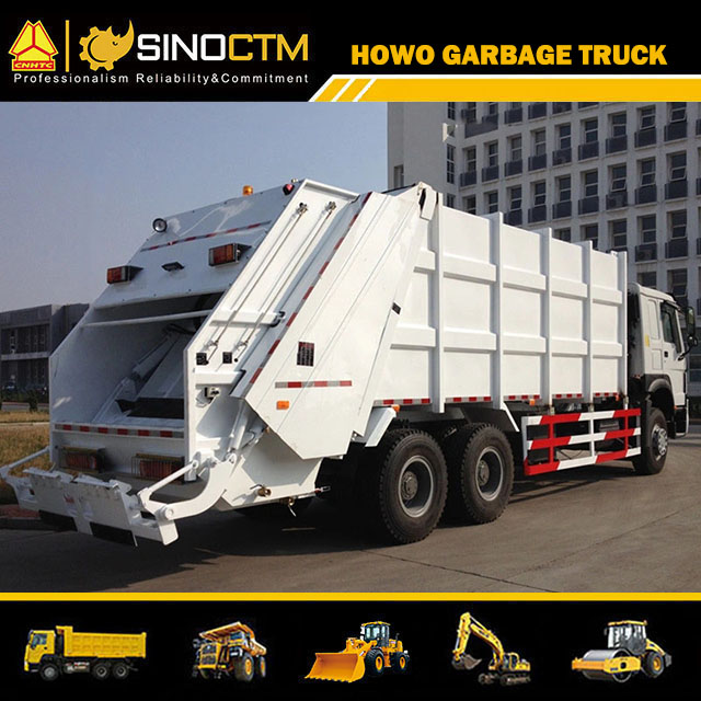 Sinotruk HOWO 24cbm Refuse Truck, Compressed Garbage Truck